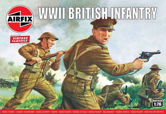 Airfix - WWII BRITISH INFANTRY N.EUROPE KIT 1:76 - Cod. A00763V