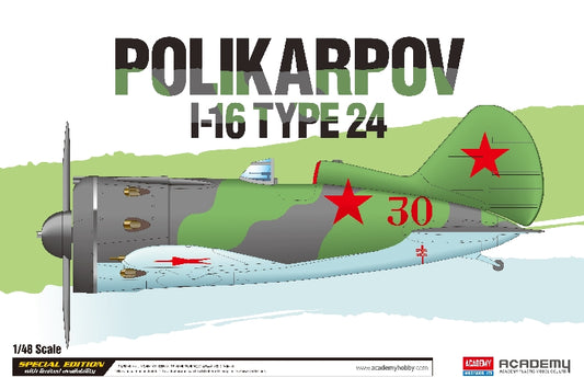 Academy - POLIKARPOV I-16 TYPE 24 KIT 1:48 - Cod. ACD12314