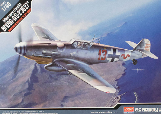 Academy - MESSERSCHMITT BF109G-6/G-2 "JG 27" KIT 1:48 - Cod. ACD12321
