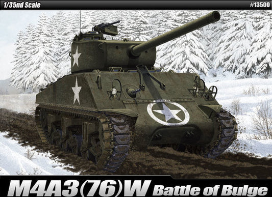 Academy - M4 A3 (76) W BATTLE OF BULGE KIT 1:35 - Cod. ACD13500