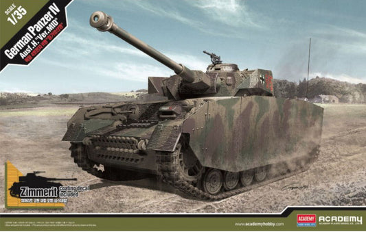 Academy - GERMAN PZ.KPFW.IV AUSF.H "VER MID" KIT 1:25 - Cod. ACD13516
