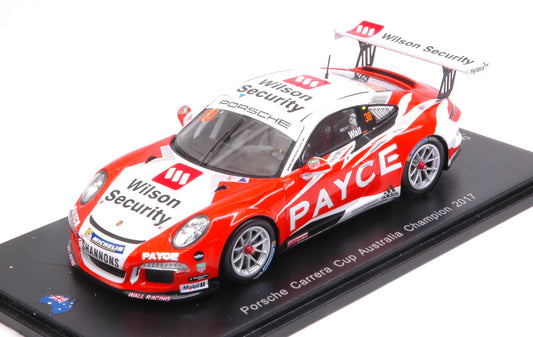 Spark Model - PORSCHE 911 GT3 CUP N.38 CARRERA AUSTRALIA 2017 CHAMPION DAVID WALL 1:43 - Cod. AS023