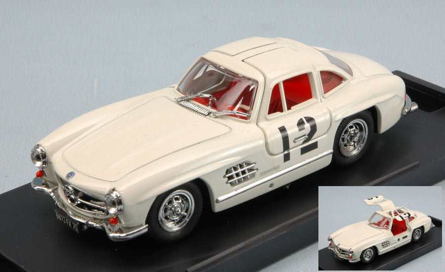 Bang - MERCEDES 300 SL N.12 RALLYE DE SESTRIERES 1957 CLAUDE LE GUEZEC 1:43 - Cod. BG7191