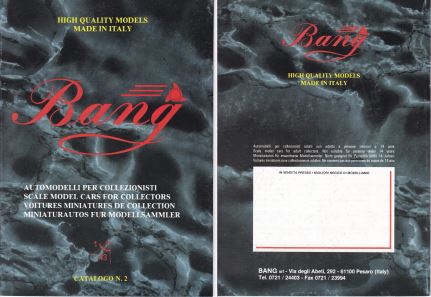 Bang - CATALOGO BANG 1993 N.2 PAG FORMATO A5 - Cod. BGCAT1993-2