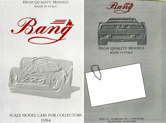 Bang - CATALOGO BANG 1994 FORMATO A5 PAG.44 - Cod. BGCAT1994