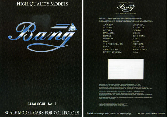 Bang - CATALOGO BANG 1995 ED.5 PAG.40 - Cod. BGCAT1995