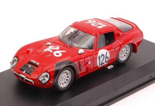 Best Model - ALFA ROMEO TZ2 N.126 4th TARGA FLORIO 1966 E.PINTO-N.TODARO 1:43 - Cod. BT9105