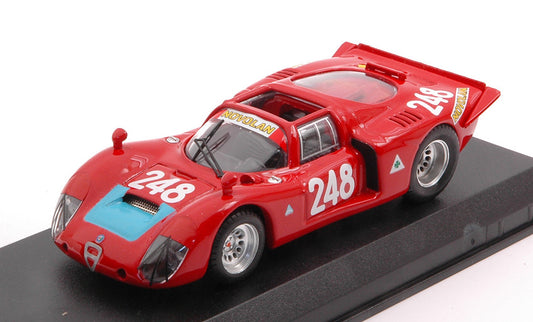 Best Model - ALFA ROMEO 33.2 N.248 TARGA FLORIO 1969 PINTO-ALBERTI 1:43 - Cod. BT9137-2