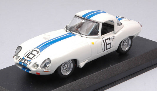 Best Model - JAGUAR E TYPE SPYDER N.16 24 H LE MANS 1963 SALVADORI-RICHARDS 1:43 - Cod. BT9205-2