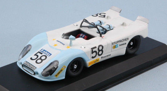 Best Model - PORSCHE 908/02 N.58 ACCIDENT LM 1972 W.ROSER-O.STUPPACHER 1:43 - Cod. BT9257-2