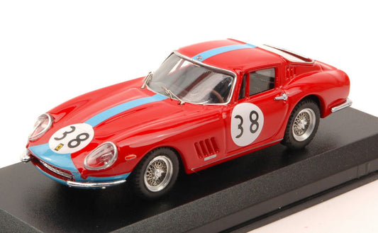 Best Model - FERRARI 275 GTB/4 COUPE N.38 WINNER 1000 KM PARIGI WESTEY-GASPAR 1:43 - Cod. BT9560