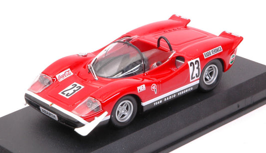 Best Model - ABARTH 2000 S N.23 14th SILVERSTONE 1969 ED SWART 1:43 - Cod. BT9568