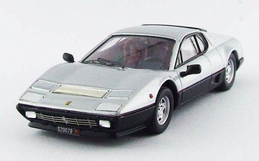Best Model - FERRARI 512 BB 1976 SILVER/BLACK 1:43 - Cod. BT9597
