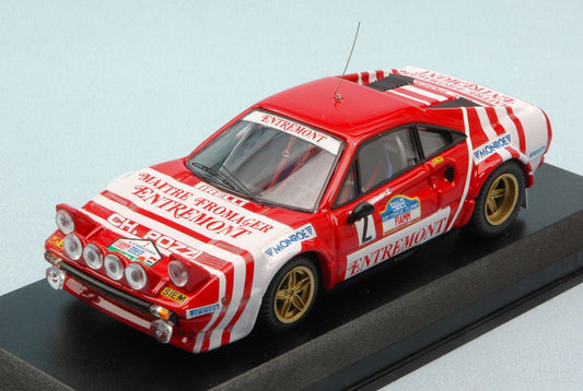 Best Model - FERRARI 308 GTB GR.4 N.2 WINNER TARGA FLORIO 1981 ANDRUET-"TIBER" 1:43 - Cod. BT9628