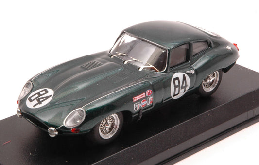 Best Model - JAGUAR E-TYPE COUPE N.84 12 H SEBRING 1968 RODGERS-ROBSON 1:43 - Cod. BT9657