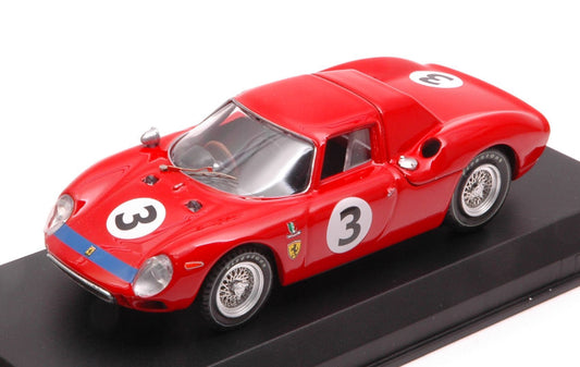 Best Model - FERRARI 250 LM N.3 WINN.12 H SURFERS PAR.1966 J.STEWART-A.BUCHANAN 1:43 - Cod. BT9661