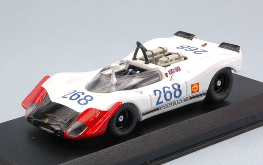 Best Model - PORSCHE 908/02 N.268 33th TARGA FLORIO 1969 B.REDMAN-R.ATTWOOD 1:43 - Cod. BT9666