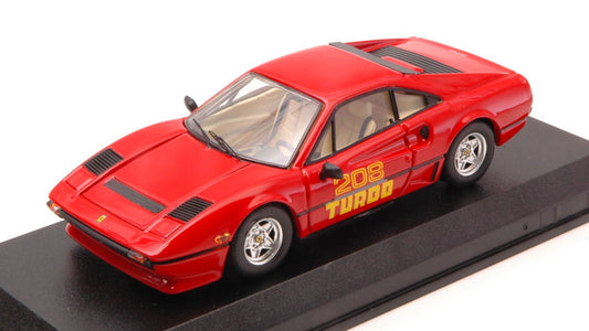 Best Model - FERRARI 208 GTB TURBO 1980 RED 1:43 - Cod. BT9678