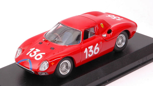 Best Model - FERRARI 250 LM N.136 14th TARGA FLORIO 1965 A.NICODEMI-F.LESSONA 1:43 - Cod. BT9683