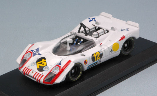 Best Model - PORSCHE 908/02 N.12 2nd 1000 KM B.AIRES 1970 A.SOLER ROIG-J.RINDT 1:43 - Cod. BT9686