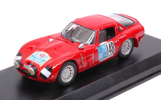 Best Model - ALFA ROMEO TZ2 N.148 2nd RALLY JOLLY HOTEL 1965 A.DE ADAMICH-F.LINI 1:43 - Cod. BT9705
