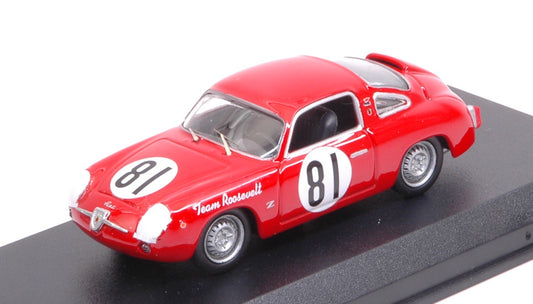 Best Model - FIAT ABARTH 750 N.81 10th SCCA NAT.CUMBERLAND 1959 DUNCAN BLACK 1:43 - Cod. BT9713