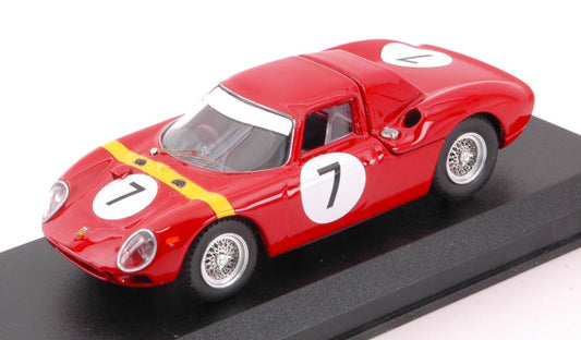 Best Model - FERRARI 250 LM N.7 WINNER GP ANGOLA, LUANDA 1964 W.MAIRESSE 1:43 - Cod. BT9730