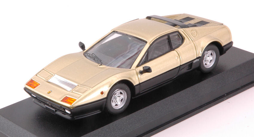Best Model - FERRARI 512 BB 1977 SOTHEBY AUCTION 2018 GOLD & BLACK 1:43 - Cod. BT9731