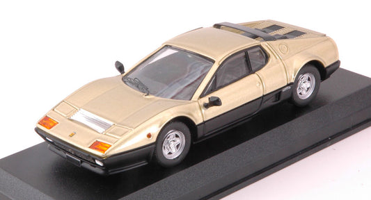 Best Model - FERRARI 512 BB 1977 SOTHEBY AUCTION 2018 GOLD & BLACK 1:43 - Cod. BT9731