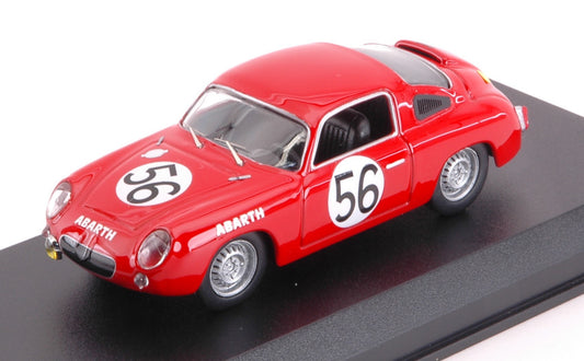 Best Model - FIAT ABARTH 700 S N.56 24 H LE MANS 1961 G.BASSI-G.RIGAMONTI 1:43 - Cod. BT9759
