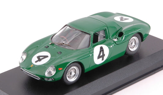 Best Model - FERRARI 250 LM N.4 2nd TOURIST TROPHY 1964 DAVID PIPER 1:43 - Cod. BT9762