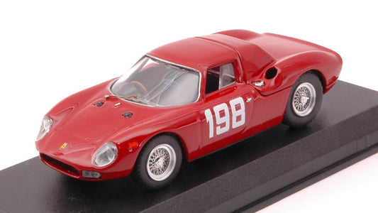 Best Model - FERRARI 250 LM N.198 WINNER COPPA F.I.S.A. MONZA 1966 E.LUALDI 1:43 - Cod. BT9767