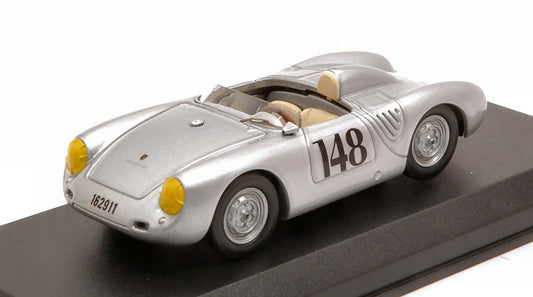 Best Model - PORSCHE 550 RS N.148 2nd AOSTA-GRAN SAN BERNARDO 1957 W.VON TRIPS 1:43 - Cod. BT9786
