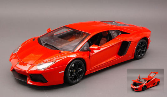 Burago - LAMBORGHINI AVENTADOR LP700-4 2011 ORANGE 1:18 - Cod. BU11033OR