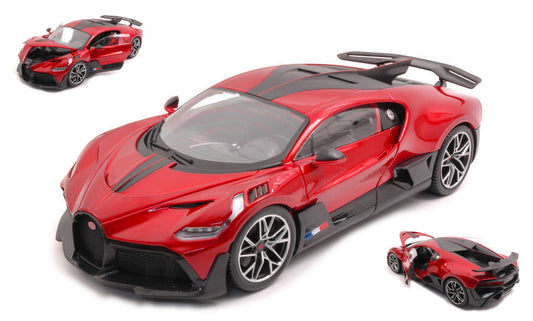 Burago - BUGATTI DIVO METALLIC RED 1:18 - Cod. BU11045R