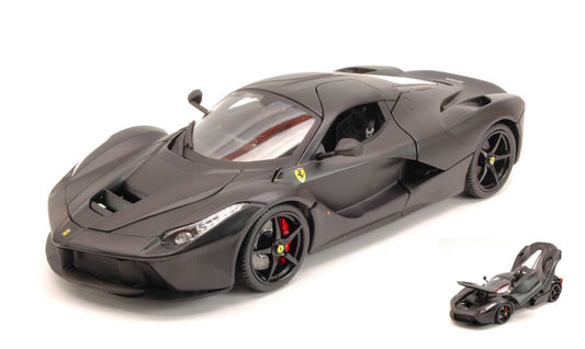 Burago - FERRARI LA FERRARI 2013 MATT BLACK SIGNATURE 1:18 - Cod. BU16901BK