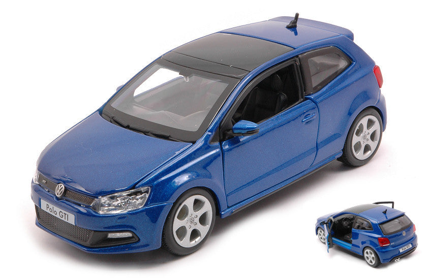 Burago - VW POLO GTI M5 BLUE 1:24 - Cod. BU21059B