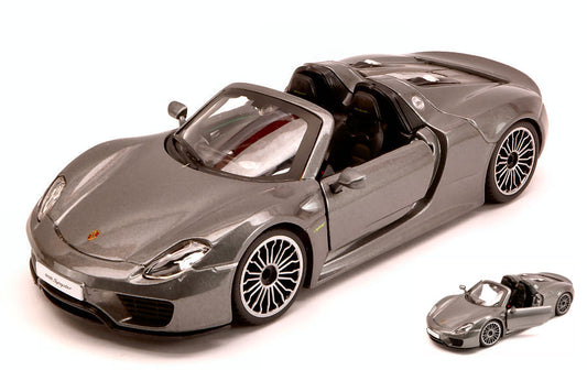 Burago - PORSCHE 918 SPYDER 2013 SILVERGUN 1:24 - Cod. BU21076