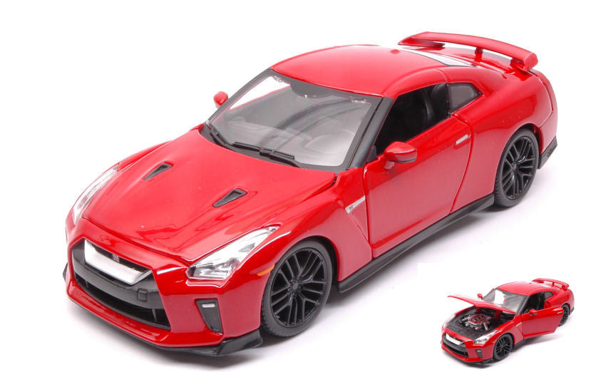 Burago - NISSAN GT-R 2017 RED 1:24 - Cod. BU21082R