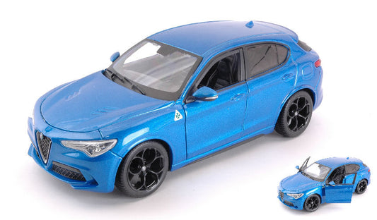 Burago - ALFA ROMEO STELVIO BLUE 1:24 - Cod. BU21086B