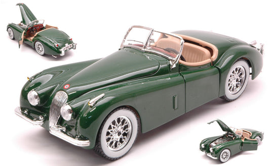 Burago - JAGUAR XK 120 ROADSTER 1951 GREEN 1:24 - Cod. BU22018G