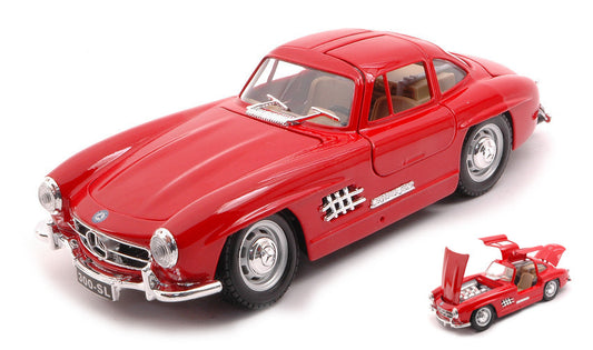 Burago - MERCEDES 300 SL 1954 RED 1:24 - Cod. BU22023R