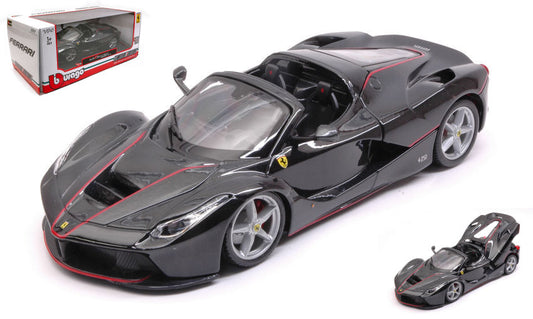 Burago - FERRARI LA FERRARI APERTA BLACK 1:24 - Cod. BU26022BK