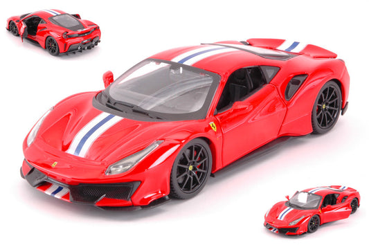 Burago - FERRARI 488 PISTA RED 1:24 - Cod. BU26026