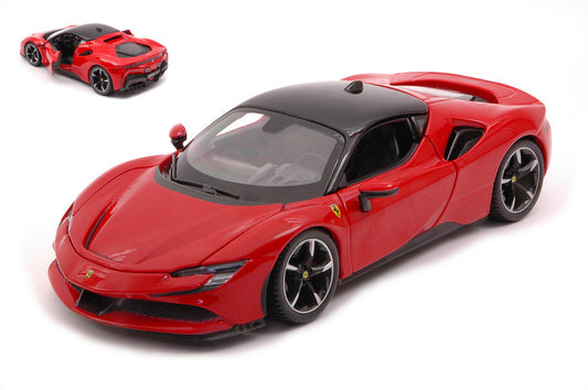 Burago - FERRARI SF90 HYBRID STRADALE 2019 RED 1:24 - Cod. BU26028R