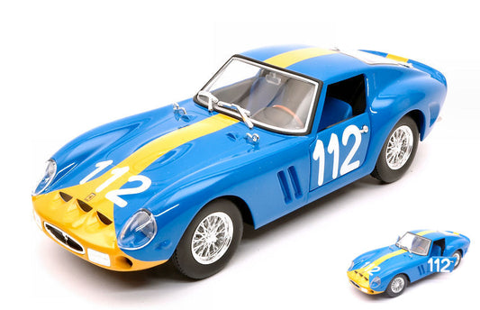 Burago - FERRARI 250 GTO N.112 9th TARGA FLORIO 1964 U.NORINDER-P.TROBERG 1:24 - Cod. BU26305