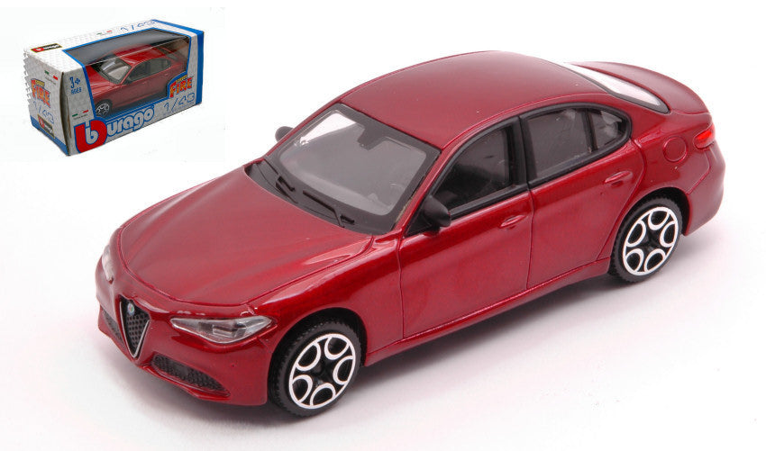 Burago - ALFA ROMEO GIULIA 2016 RED 1:43 - Cod. BU30329R