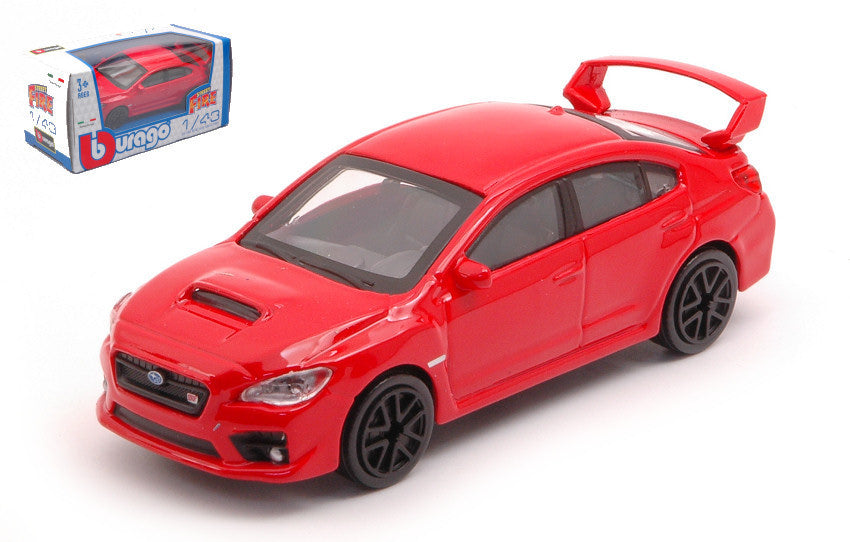 Burago - SUBARU WRX STI 2017 RED 1:43 - Cod. BU30393R