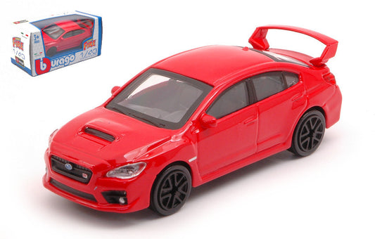 Burago - SUBARU WRX STI 2017 RED 1:43 - Cod. BU30393R