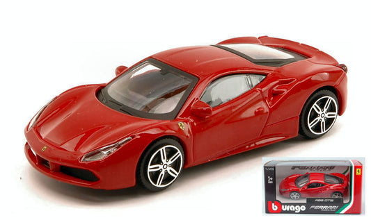 Burago - FERRARI 488 GTB 2015 RED 1:43 - Cod. BU36023